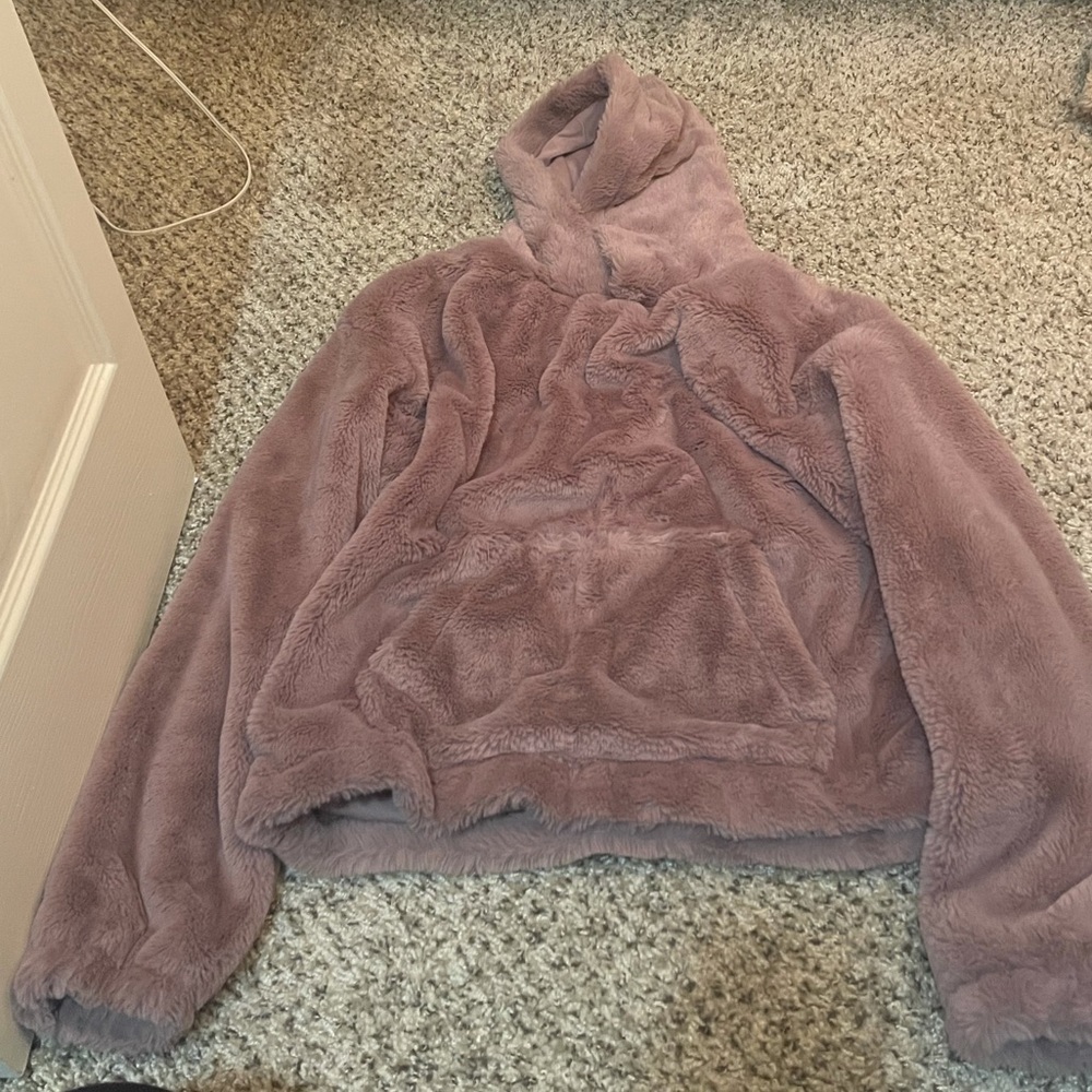Fur hoodie